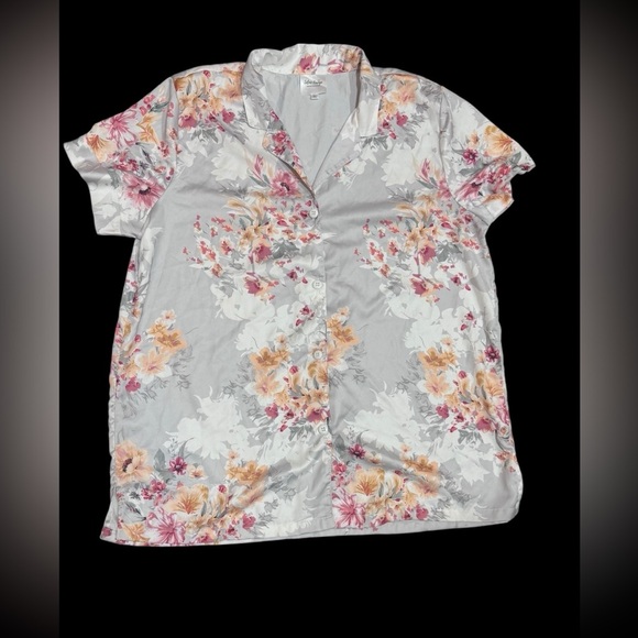 Seline Lounge Bespoke Loungewear Floral xl 2 Piece Short Set - Picture 1 of 7